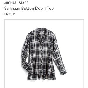 Michael Stars Tops - Michael Stars Plaid Button Down Shirt Michael Stars Tops - Michael Stars Plaid Button Down Shirt